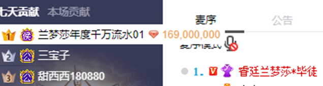 兰梦莎榜一改名：年度已备千万！