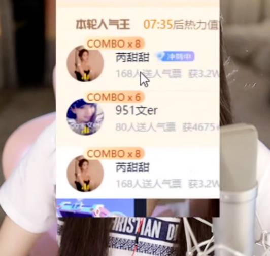 超文儿，芮甜甜荣升人气王