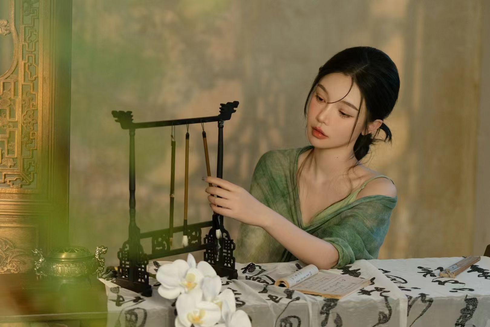 东方宝宝古典写真庆中秋