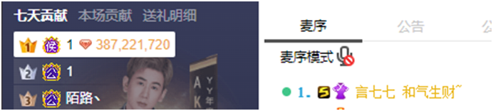 38.7万榜！YY惊现顶级神豪，力挺她！