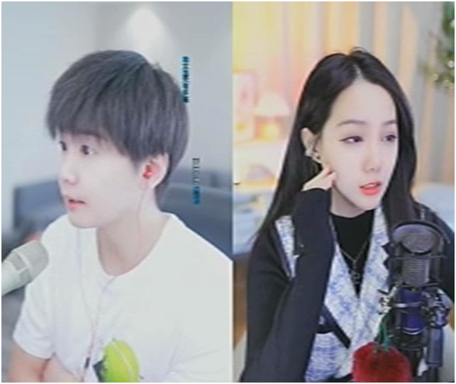 美人哥后台VP好几十，独宠浅蓝