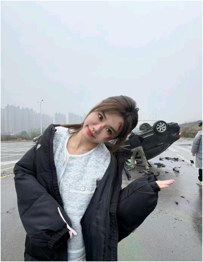咋回事？天晓一姐木槿遭遇车祸现场？