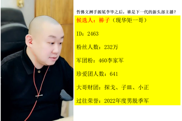 新人换旧人，新十大头部主播出炉