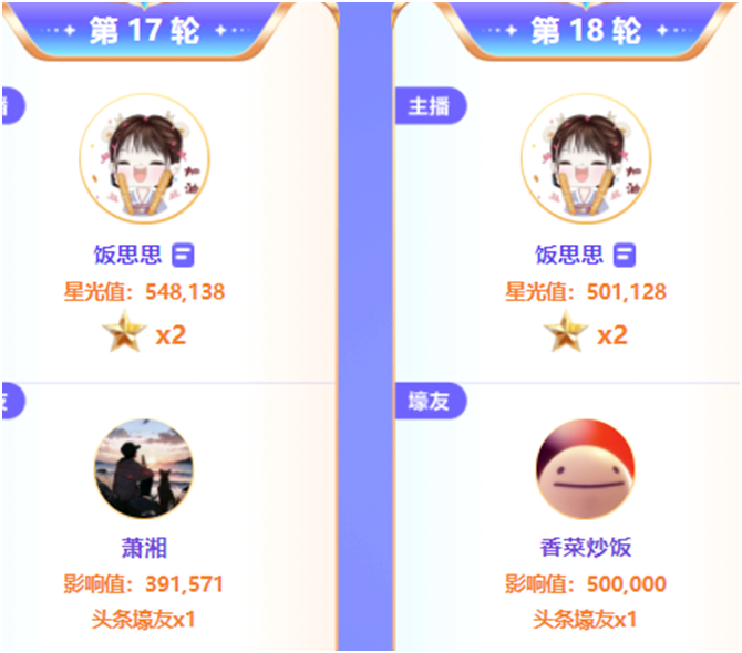 再度连获两轮头条，饭思思真电母