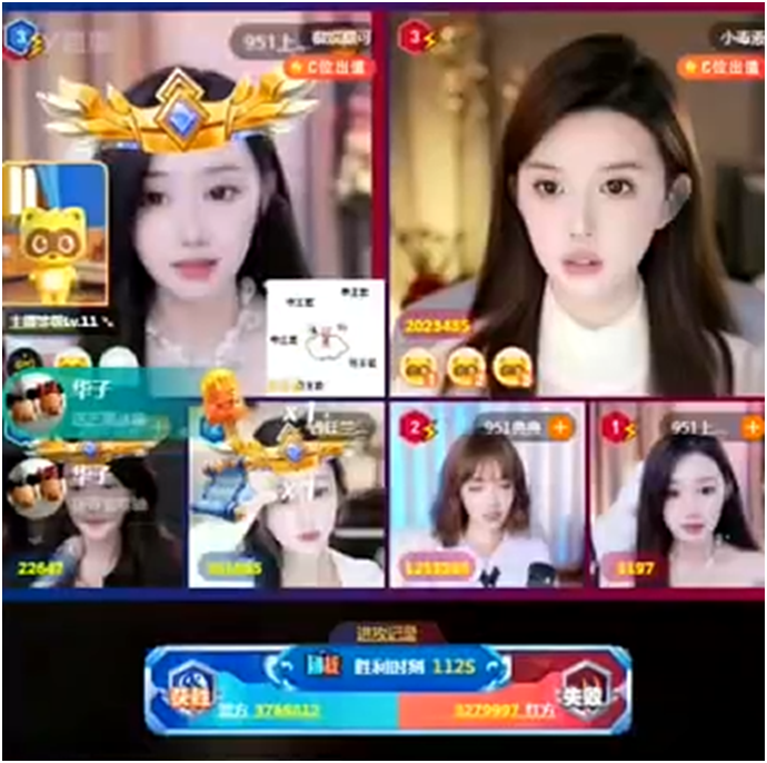 6大电母打出了700万票！