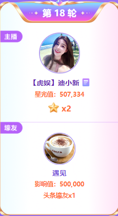 太强了！迪小新参战夺得2星头条