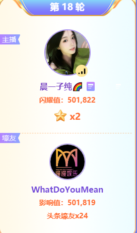 一天16星，晨一豪刷子纯连上头条