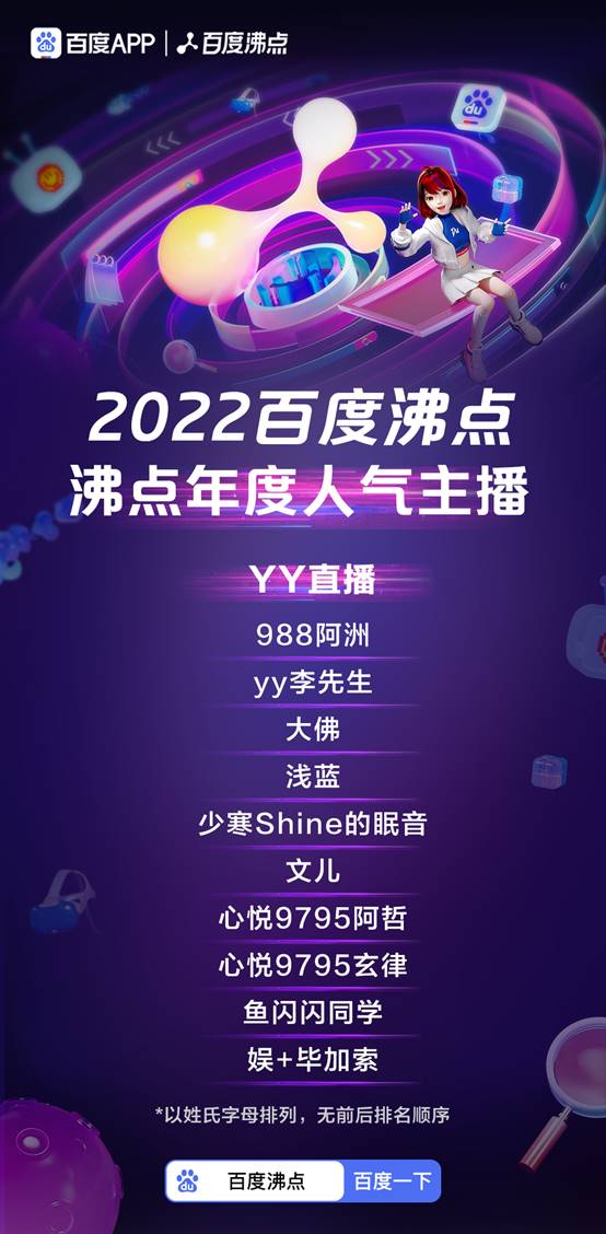 YY吸金王，小洲22年继续高光