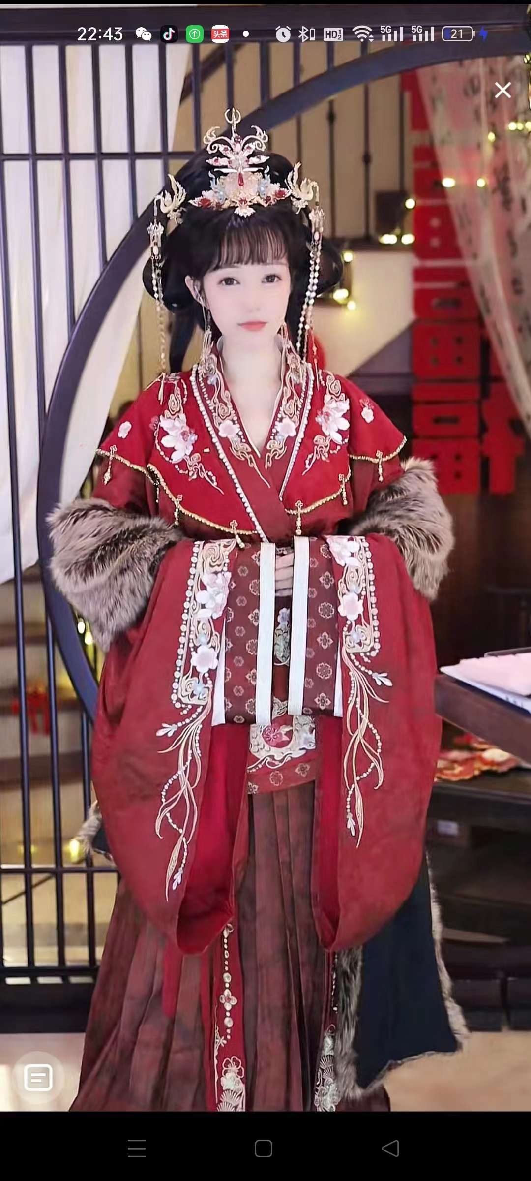 星妹妹初二复播，古典美人养眼