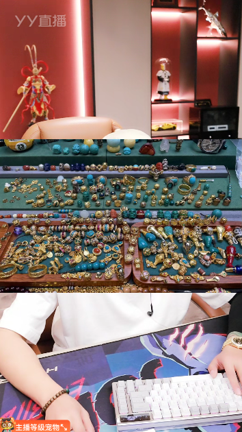 一手开心给粉丝展示文玩店装修效果图