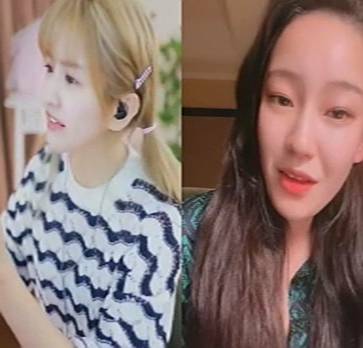 两大女神比身高，文儿要穿内增高