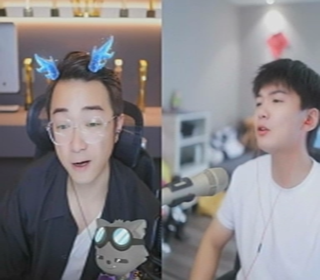横扫YY，浅蓝直播间挂超多主播观战！