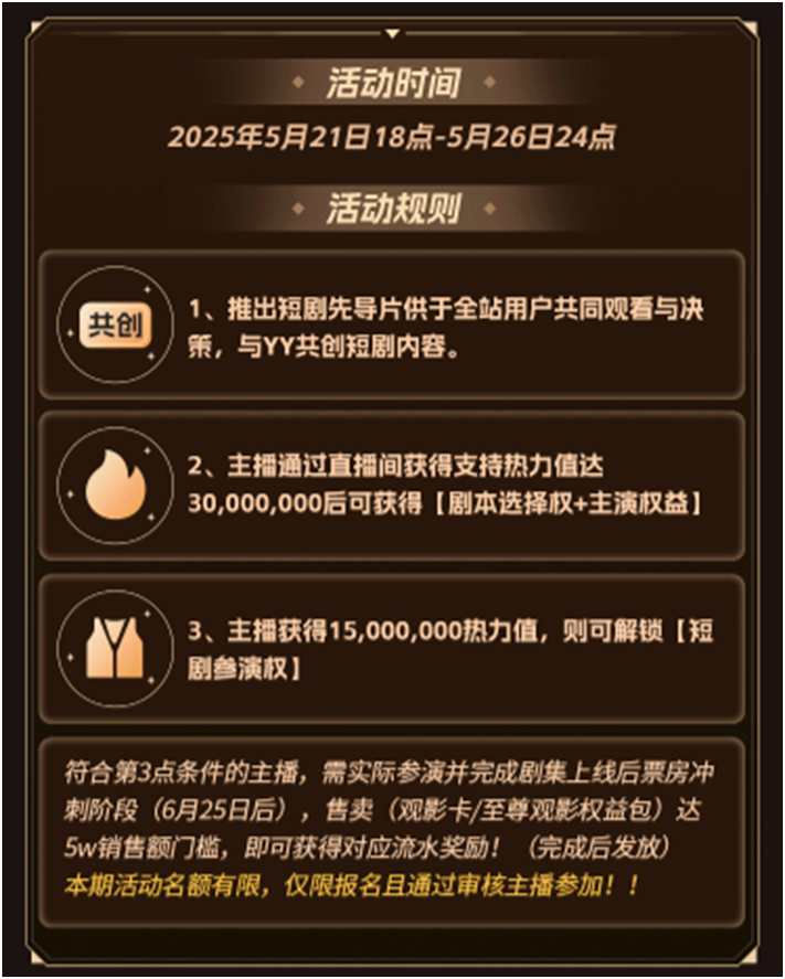 玄律再拍桌！众主播搞事，YY短剧邀你参与