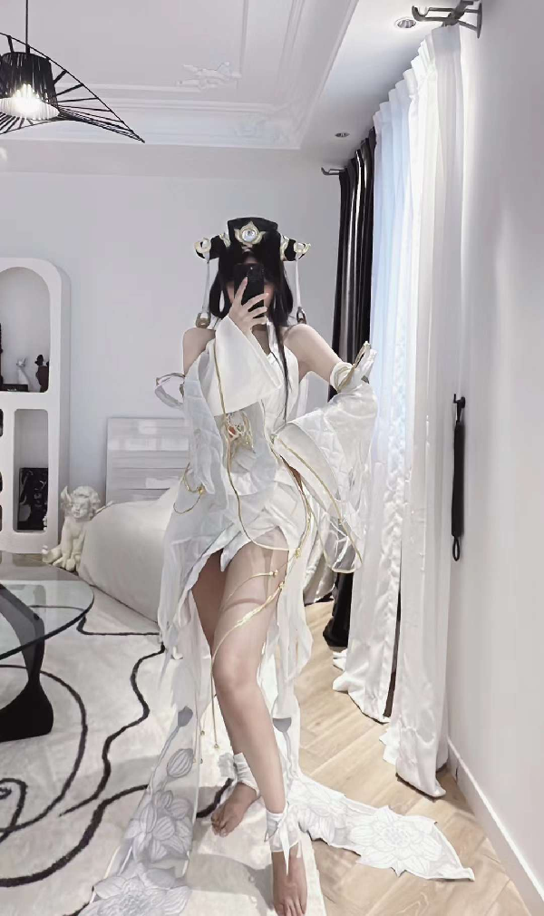 媚娘最新cos，国服大乔绝美妆容