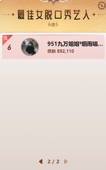 女脱六进五激战，九万姐姐力竭惜败