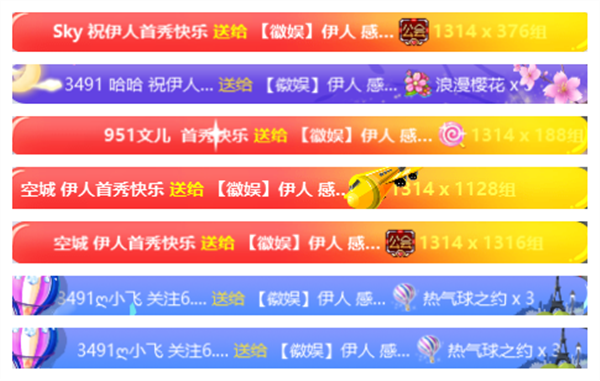 伊人双庆典：榜近百万，众星聚！