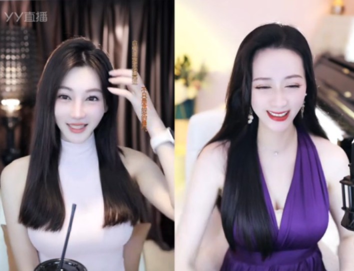 都是百变美女，电母日常和直播间大不同