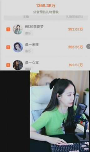 月榜400万，李夏梦稳稳超级电母