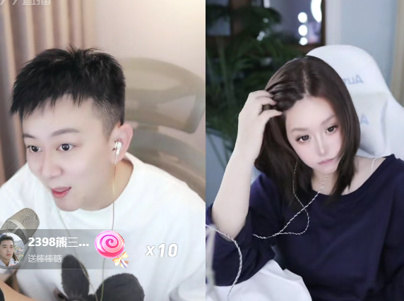 九情跟QJY感叹，天天能有千元榜就知足了