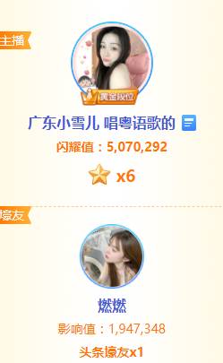 半夜激战，两大电母打760万票