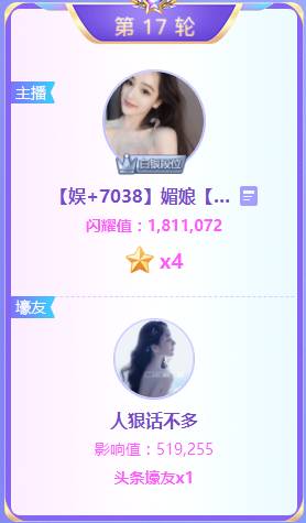 首战头条，狠哥豪刷助媚娘获胜