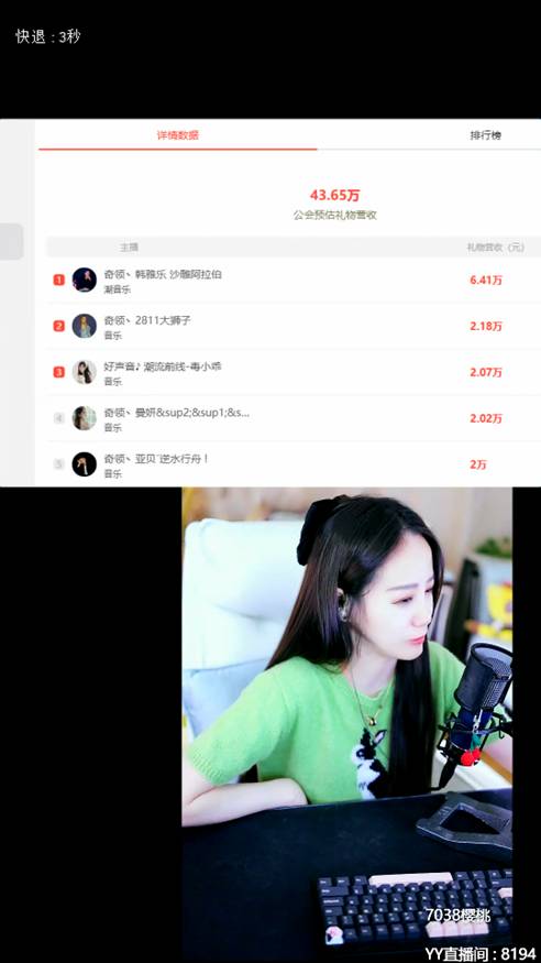 韩雅乐崛起，率电母战榜单！