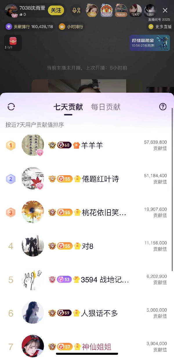 沈雨萱回归，羊总壕刷爆四个帝王