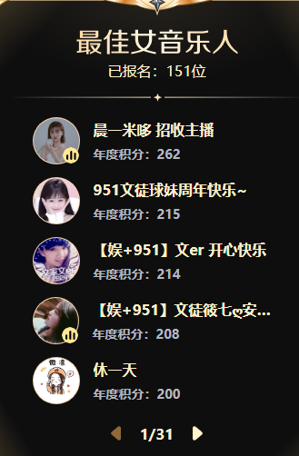 年度死亡组！电母、黑马全在女音